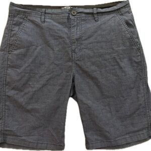 Ezekiel Men's Blue - Subtle Plaid - Flat Front Shorts